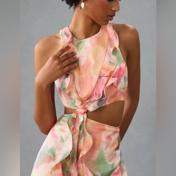 NWT Significant Other Rey Cutout Ruffle Dress - Picture 3 of 6